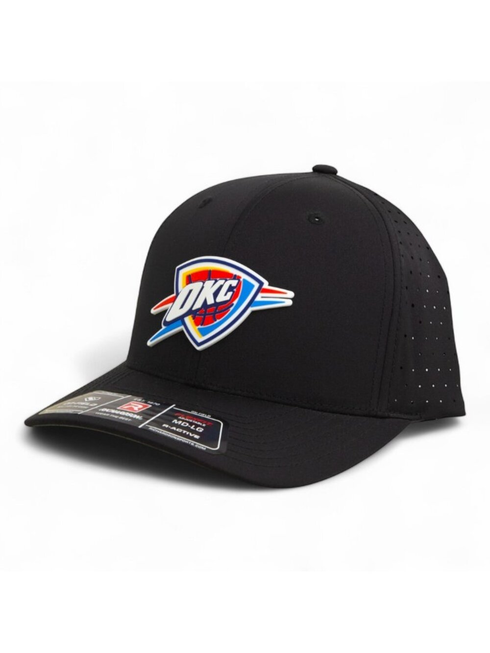 Oklahoma City Thunder 3D Laser Perf R-Flex Cap- Black